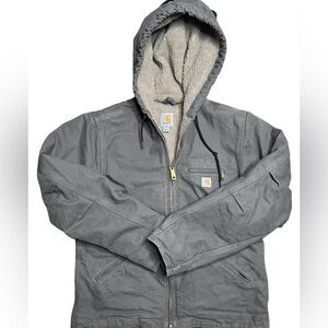 Carhartt Sherpa lined Zip-up jacket